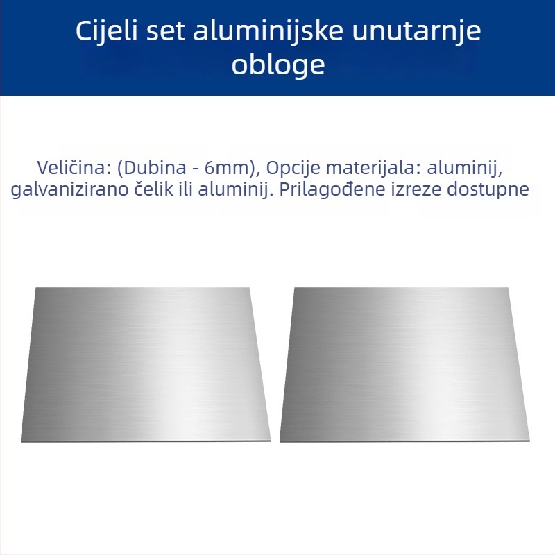 Serverski panel kućišta – aluminij, MicroATX kompatibilan, USB 2.0 prednji, težina 1 kg, veličina 430 mm