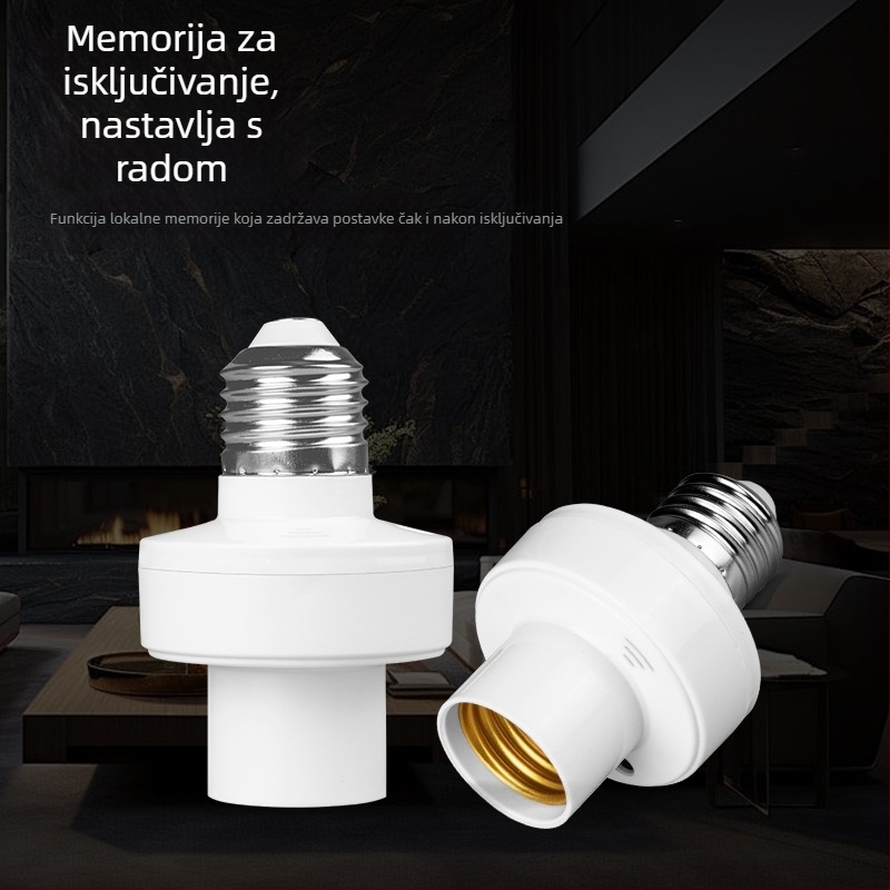 Pametna LED žarulja s glasovnim upravljanjem, E27 utičnica i daljinsko upravljanje
