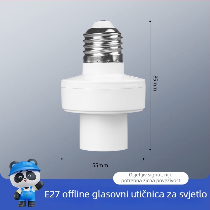 Pametna LED žarulja s glasovnim upravljanjem, E27 utičnica i daljinsko upravljanje
