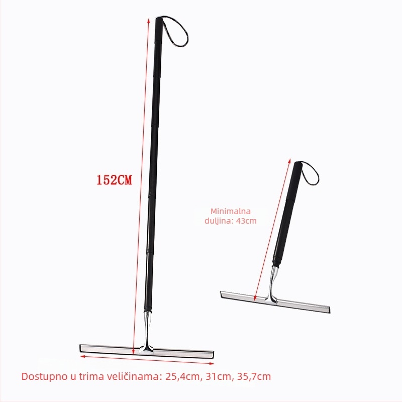 Brisač za staklo od nehrđajućeg čelika – jednostrano brisanje, 40 komada u kutiji, lansirano 2019., kućna upotreba