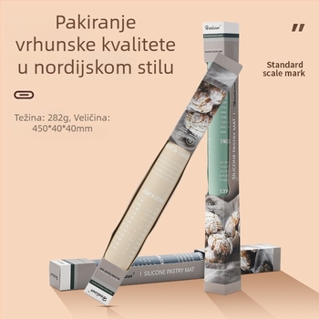 Silikonska podloga za miješenje tijesta — Sylvania, tiskanje logotipa dostupno, prilagodljivo, lansirano 2023