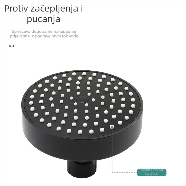 Tuš glava s gornjim raspršivanjem — plastika — moderan minimalistički stil