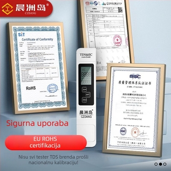 Prijenosni analizator kvalitete vode Morning Island A1 – pH, TDS 0–9999 ppm, provodnost 0–9999 µS/cm, točnost 2% F.S.