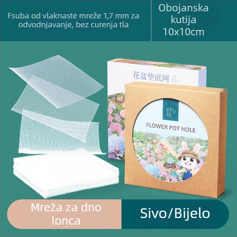 Vrt dekorativna podloga za posude s mrežom, poliester, zaštita od curenja zemlje, Plant xun