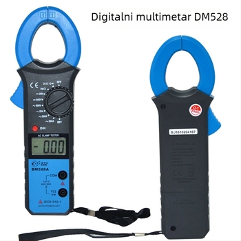 Digitalni kleštni multimetar, tip 266, visoka preciznost, automatski raspon, otvor klešta 50 mm, mjerenje napona do 1000 V, struja do 1000 A, otpor 0–20 kΩ