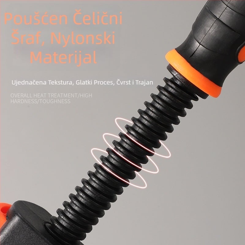 Drvna spona u obliku C-a za ploče, držač ploča, antimagnetni, alatni čelik, Yu Yang