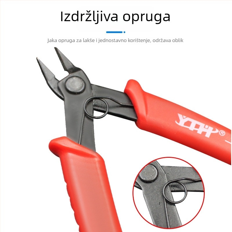 Klešta za odvajanje, 45# čelik, za čelične žice, žicu i plast, izdržljive, težina 0.15