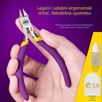 Hongpai No.1 Jednoplemeni modelarski kliješt – za sastavljanje i demontažu, ugljična čelika, težina 0.06