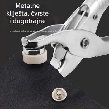 Petočlani alat za rivet – ručna pres za postavljanje riveta, bušenje, karbonsko čeliku A3, 0,112 kg