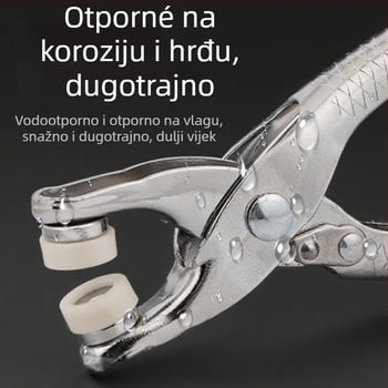 Petočlani alat za rivet – ručna pres za postavljanje riveta, bušenje, karbonsko čeliku A3, 0,112 kg