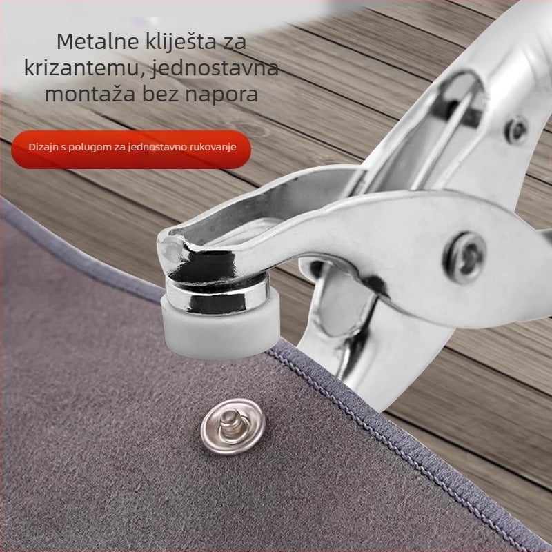 Petočlani alat za rivet – ručna pres za postavljanje riveta, bušenje, karbonsko čeliku A3, 0,112 kg