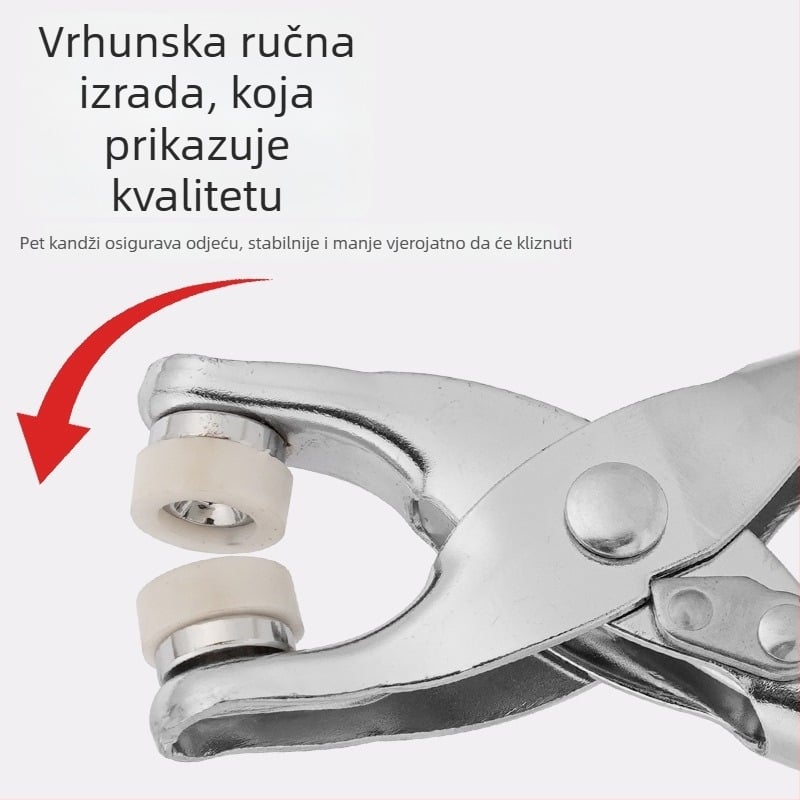 Petočlani alat za rivet – ručna pres za postavljanje riveta, bušenje, karbonsko čeliku A3, 0,112 kg