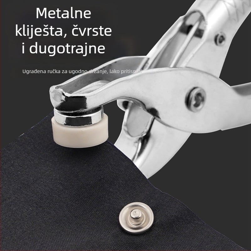 Petočlani alat za rivet – ručna pres za postavljanje riveta, bušenje, karbonsko čeliku A3, 0,112 kg