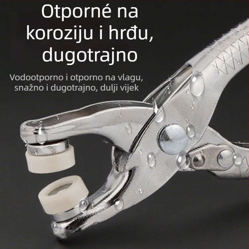 Petočlani alat za rivet – ručna pres za postavljanje riveta, bušenje, karbonsko čeliku A3, 0,112 kg