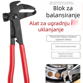 Klešta za demontažu i montažu za Volkswagen, od A3 čelika, visok moment okretaja, drška s plastičnim premazom.