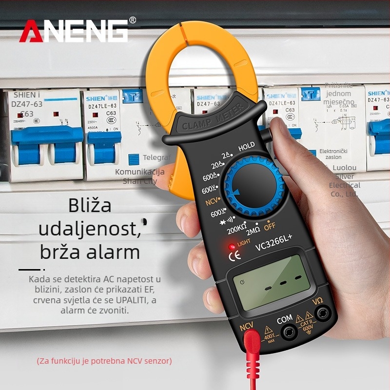 ANENG VC3266L digitalni kleštni mjerač, višenamjenski multimetar, VC3266L model, visoka preciznost