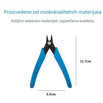 Višenamjenski kliješt za uklanjanje umjetničkih noktiju i skidanje žica — visoko ugljični čelik, 0,08 kg, pogodno za nokte, izradu nakita i električne radove