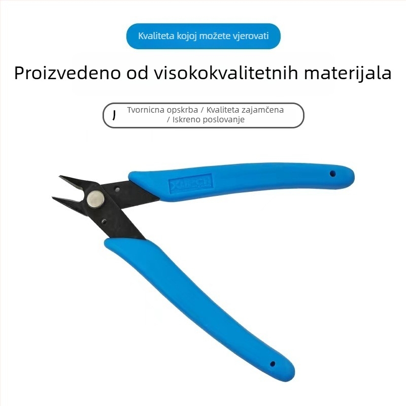 Višenamjenski kliješt za uklanjanje umjetničkih noktiju i skidanje žica — visoko ugljični čelik, 0,08 kg, pogodno za nokte, izradu nakita i električne radove