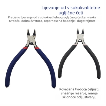 Dijagonalne kliješta za rezanje – krom-vanadij čelik, izdržljive, industrijske klase, pogodne za ručno izrađeni nakit