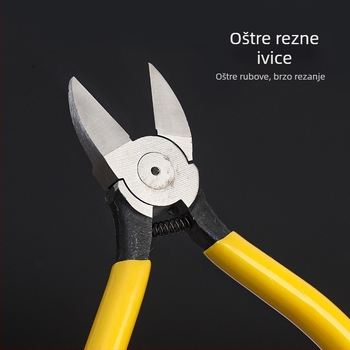 Skup kliješta za elektroinstalacije: visoka tvrdoća, ugljični čelik, neograničeni raspon stiskanja, ručno rezanje žica