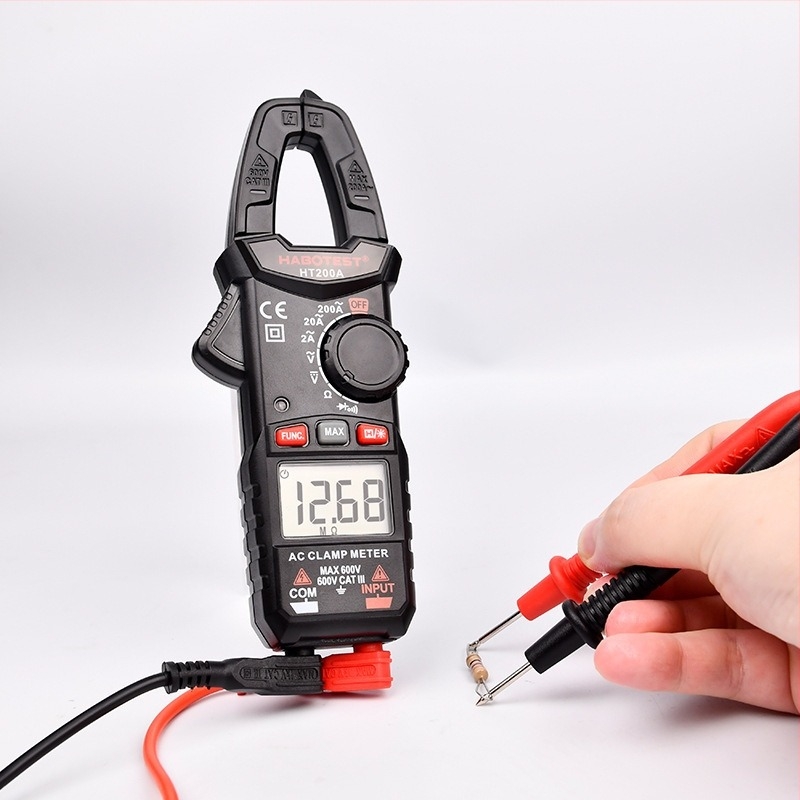 HABOTEST HT200A/B AC kleštni ampermetar s digitalnim zaslonom