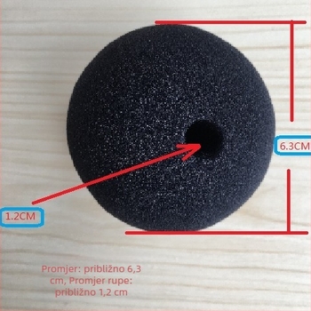 Digitalni mjerač buke, model Windproof ball