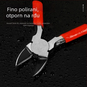 Klešta za rezanje bakrene žice, s oštricom od visoko ugljičnog čelika i tvrdom opružom