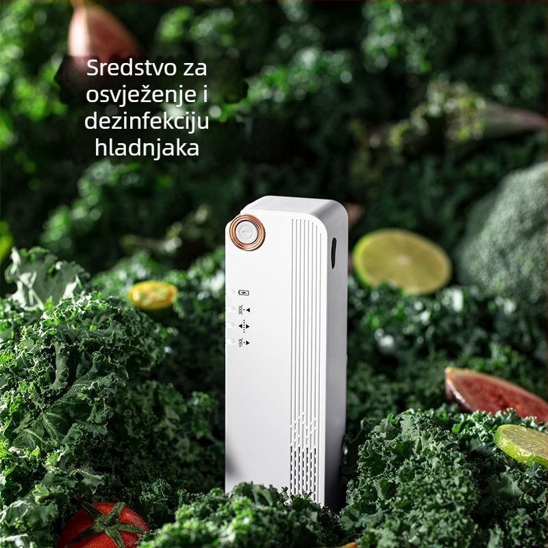 Dezodorans i sterilizator za hladnjak, USB napajanje, model QH-XD16, za područje 41–60 m², buka <45 dB, gumbno upravljanje