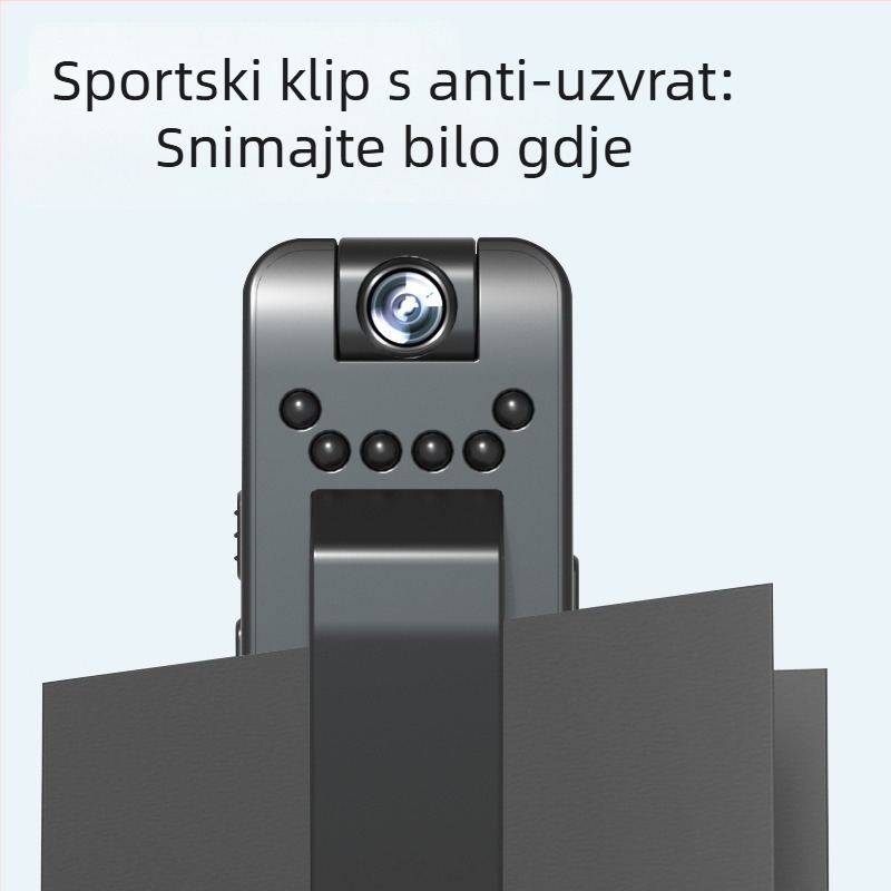 Sportska kamera za akciju s noćnim vidom — 1080p video, CMOS senzor 5 MP, MicroSD pohrana