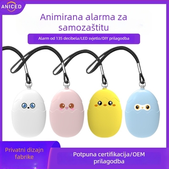 Wolf Defender Osobni alarm – 130 dB, LED bljesak, 4.5 V, ABS, 1 godina pripravnosti (Model PA400)