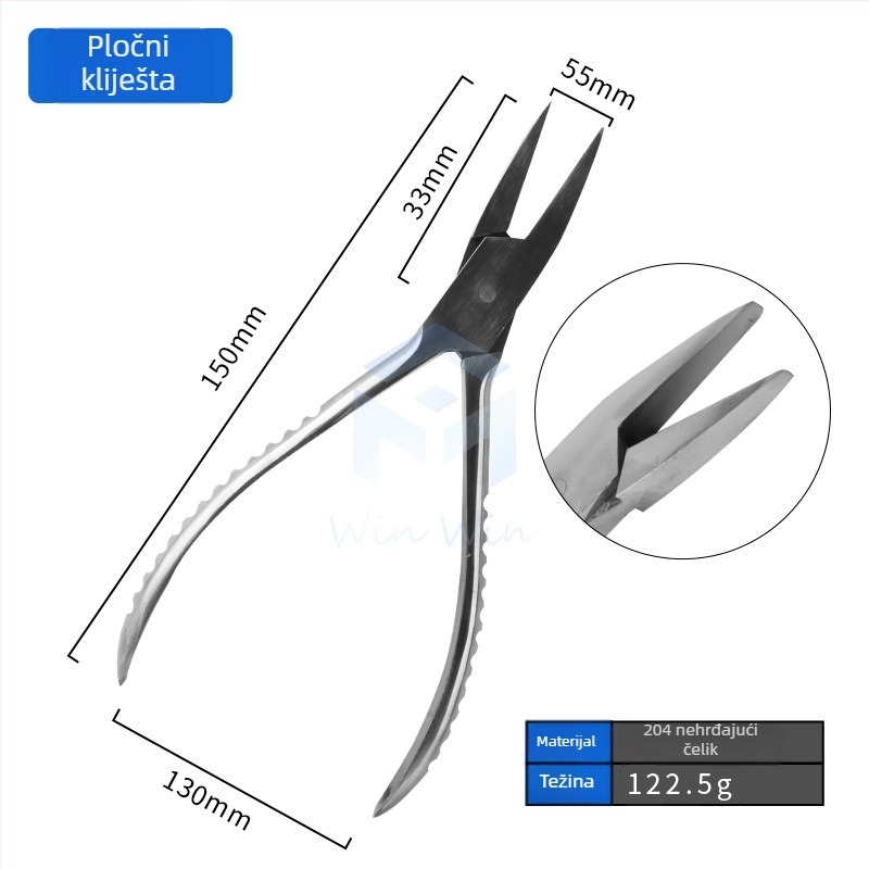 Klešta za izradu nakita - Nehrđajući čelik, otporni na koroziju, za izradu nakita (Značka Win Win)