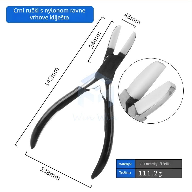 Klešta za izradu nakita - Nehrđajući čelik, otporni na koroziju, za izradu nakita (Značka Win Win)