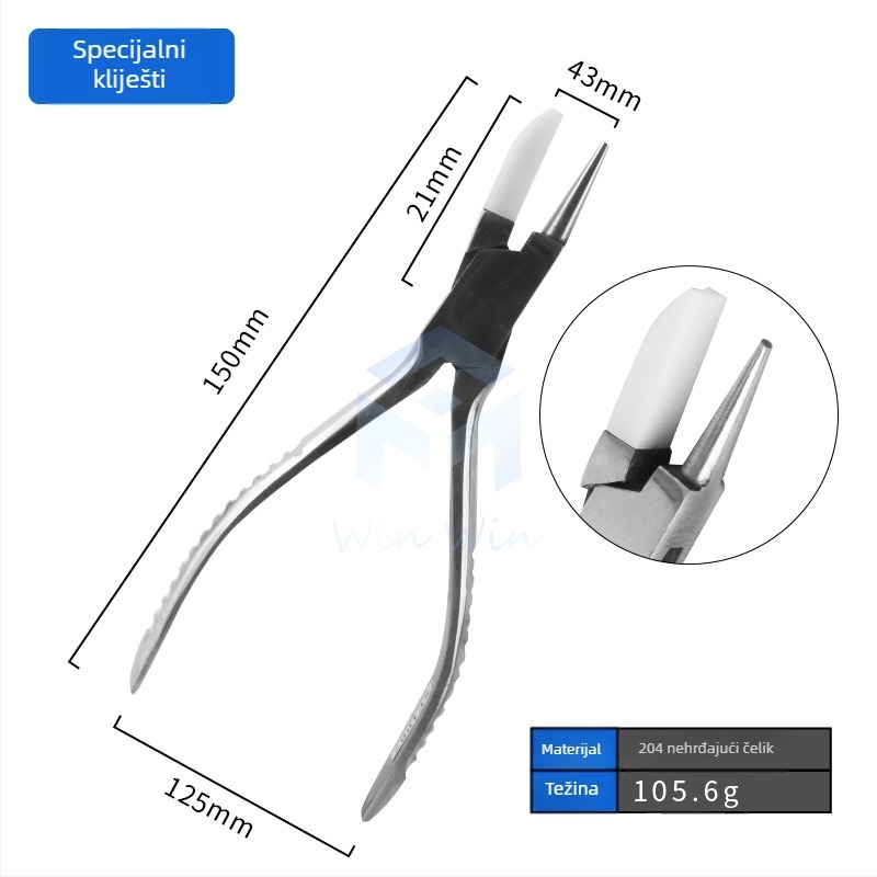 Klešta za izradu nakita - Nehrđajući čelik, otporni na koroziju, za izradu nakita (Značka Win Win)