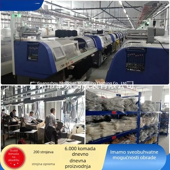 Haljina A-linije, pletena, s polo ovratnikom, dugim rukavima, poliesterski materijal