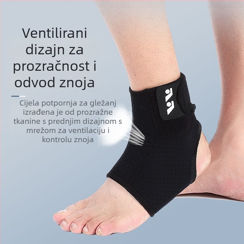 Strong zaštita gležnja za sport – prozračna, ublažava udarce, djelomična podrška, za košarku, nogomet, badminton i ostale sportove, za sve sezone