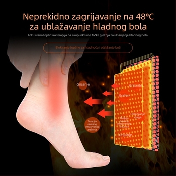 Grafen grijani set za gležanj – toplina i zaštita od uganuća