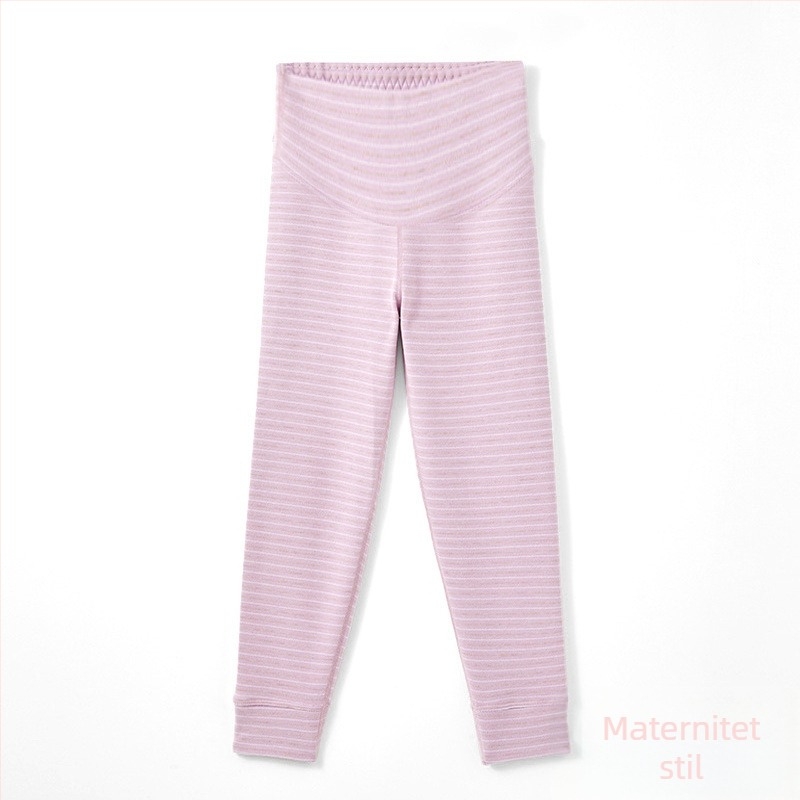 Trudničke hlače za jesen-zimu, visokim strukom, dugački kroj, od poliestera i spandeksa, pogodne za kućnu upotrebu, sport i svakodnevno nošenje.