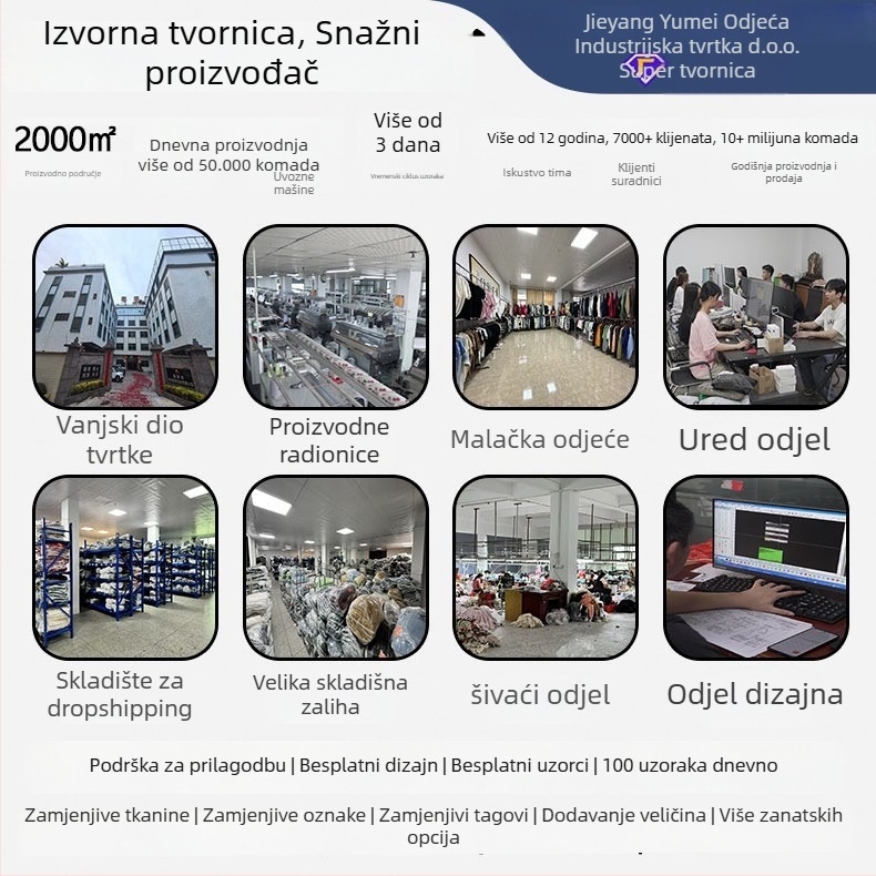Pleteni muški džemper – slobodan kroj, okrugli izrez, dugi rukavi; materijal 100% poliester; sintetička mješavina vlakana; otporan na nabor; zimsko nošenje