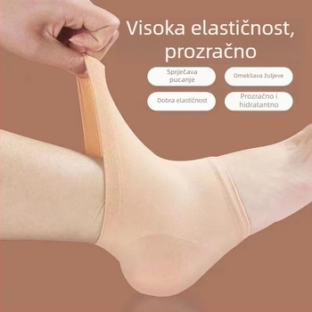 Čarape za ispucale pete – unisex (za sve sezone, gel od silikona, negativni ioni, hidratacija)