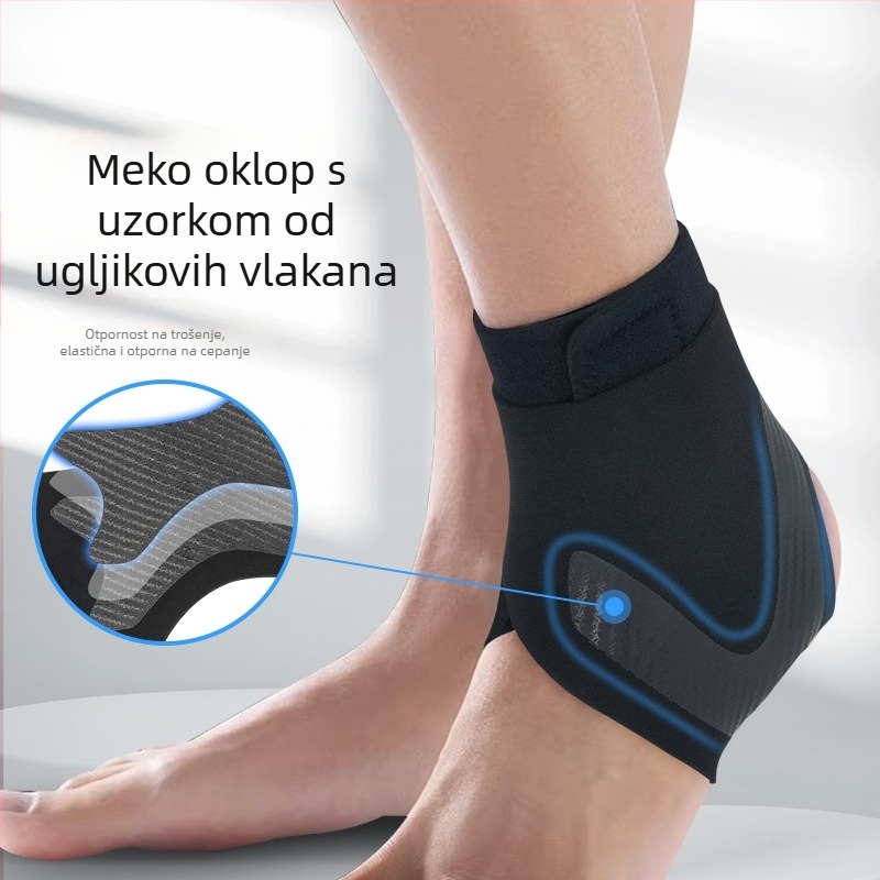 Štitnik za gležanj protiv uganuća za rehabilitaciju – najlon, košarka, universalna prilagodba (materijal: najlon; sport: košarka; funkcija: protiv uganuća; namjena: rehabilitacija)