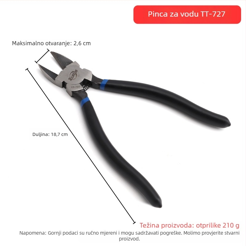 WinWin klešta, čvrsta i izdržljiva, za različite primjene, Težina: varijabilna