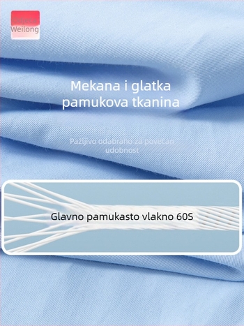 Muška košulja s dugim rukavima, bambus vlakna, bez glađenja, otporna na nabiranje, prozračna, pranje u perilici, poliester mješavina, četvrtasti ovratnik, poslovni stil