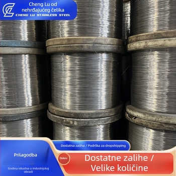 304 nehrđajući čelik, meka žica, sjajna površina, prilagodljivo, nije obrađivo