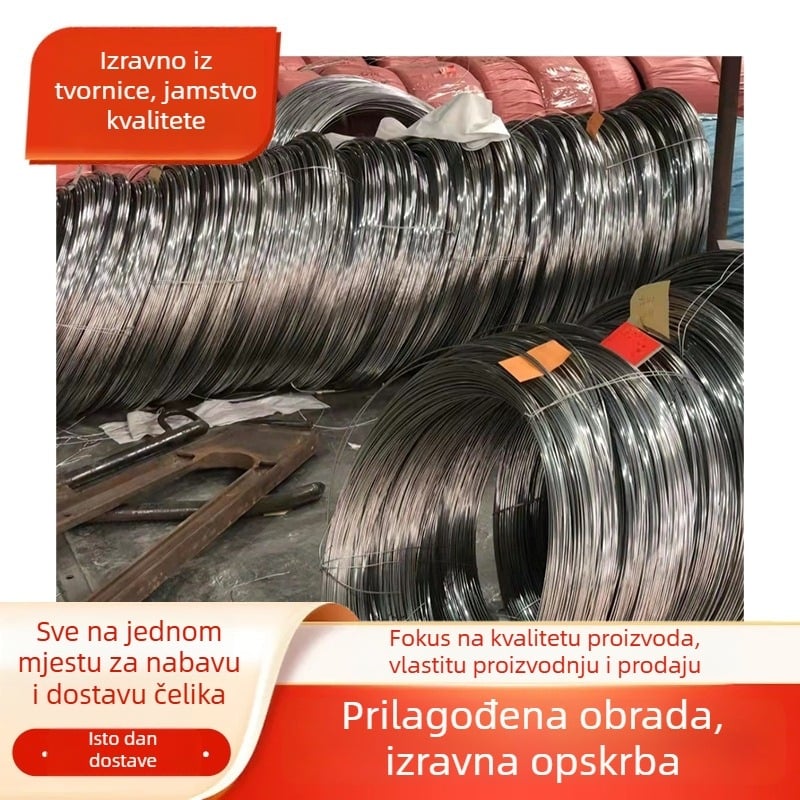 Nerđajući čelik žica 304/321, mekana žica, visoka temperatura, No.1 završna obrada