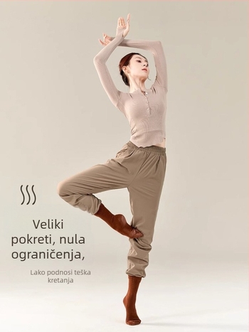 Kostim za suvremeni ples za scenu – Visoki struk za vitku siluetu, poliester tkanina, podstava 100% poliester