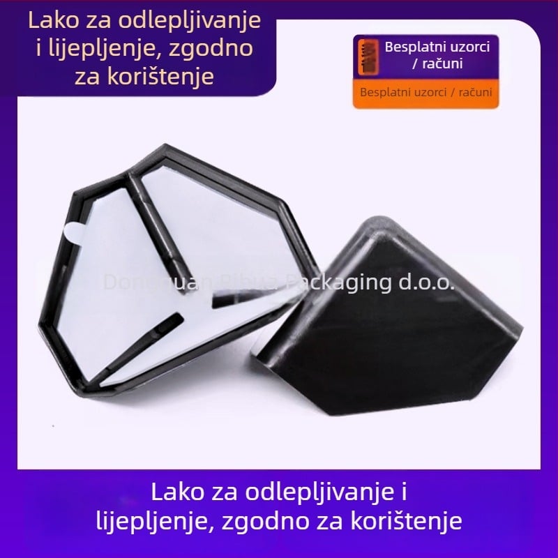 Tri u jednoj kartonsko-plastičnoj zaštiti kutova sa ljepilom na stražnjoj strani, bez trake, za prijevoz robe