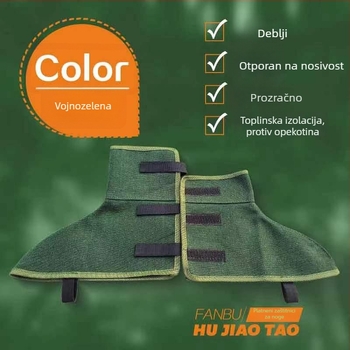 Zaštitno kućište za stopalo za zavarivanje, potpuno pokriće stopala, platno, otporno na prašinu