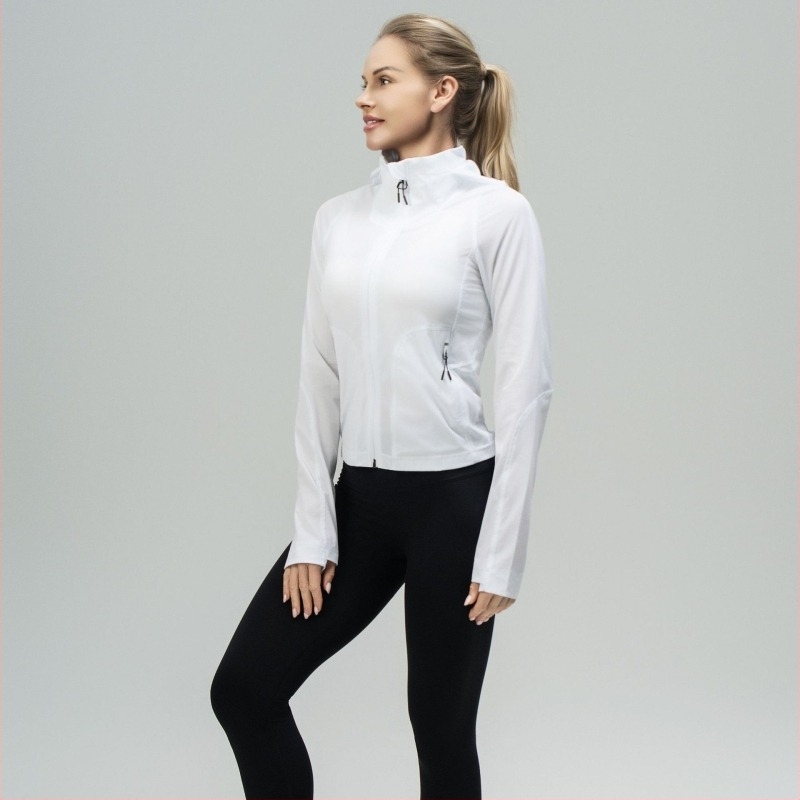 Ženska planinarska jakna s UV50 zaštitom, vodootporna i otporna na vjetar, s odvojivom kapuljom, elastan materijal