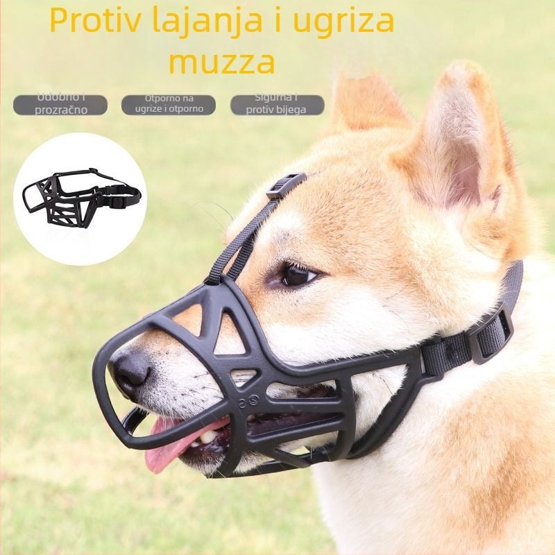 Pasja maska – protiv ugriza, protiv lajanja i kontrola žvakanja – set maski