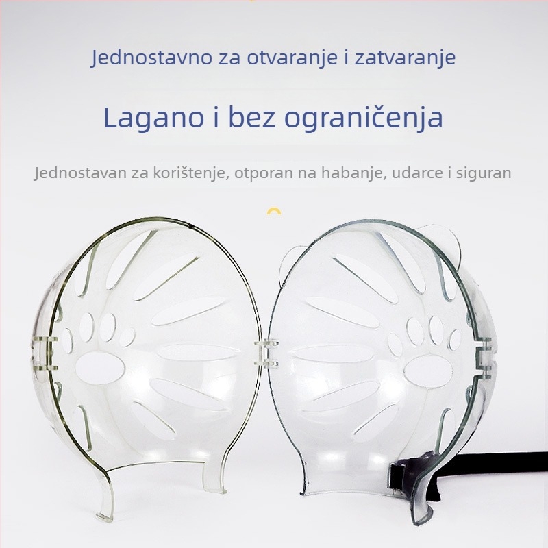 Mase - Prozirni plastični kaput za mačke za kućne ljubimce, paket od 60 kom, branda Zhen Qi Meow, licencirana privatna oznaka
